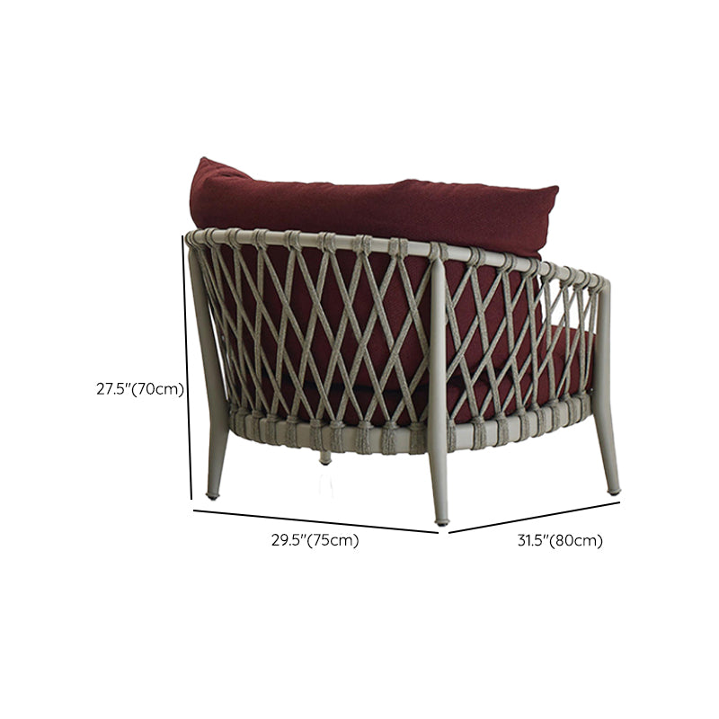 Tropical Aluminum Outdoor Patio Sofa/Patio Daybed with Cushion
