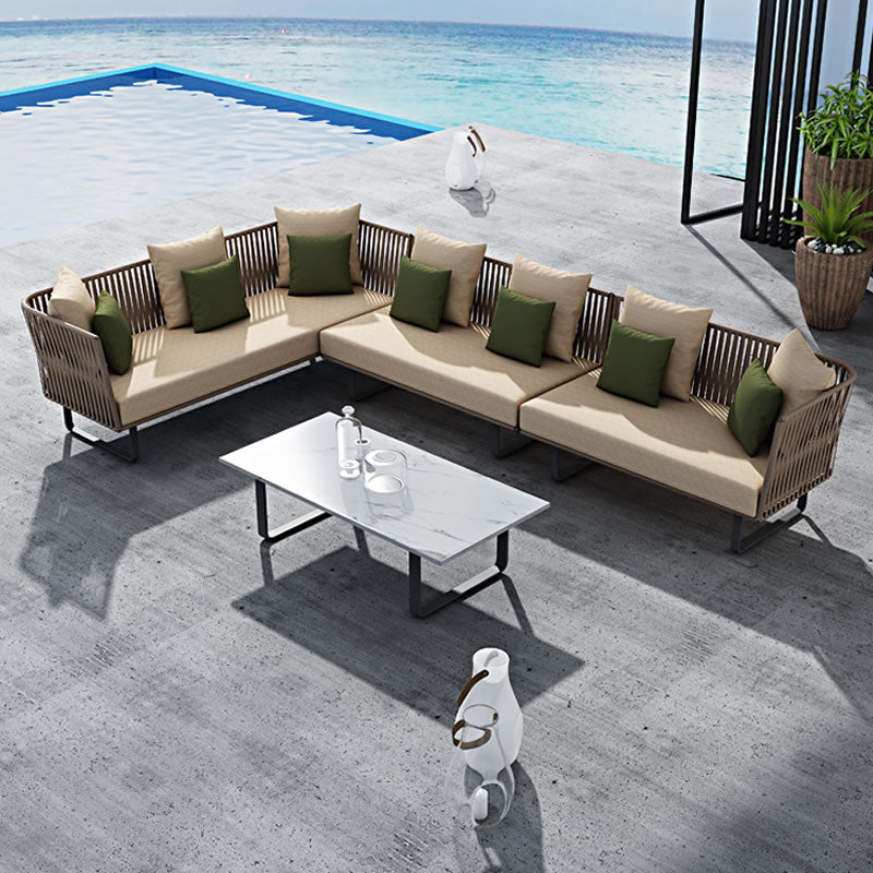 UV Resistant Patio Sofa Set, Water Resistant Outdoor Patio Sofa