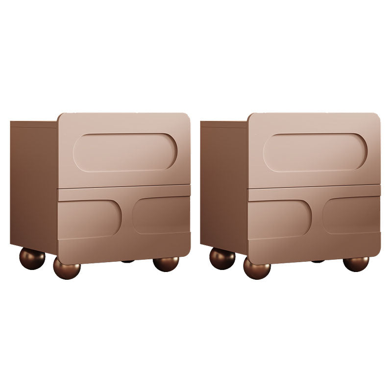 Wooden Accent Table Nightstand Modern Bedside Cabinet for Bedroom