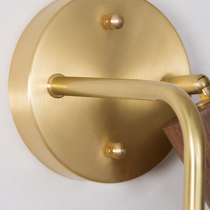 Modernism Wooden Wall Mounted Sconce Brown Wall Light for Foyer