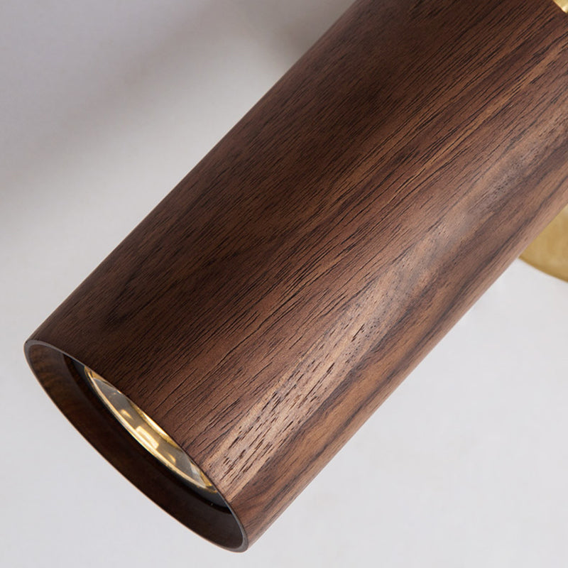 Modernism Wooden Wall Mounted Sconce Brown Wall Light for Foyer