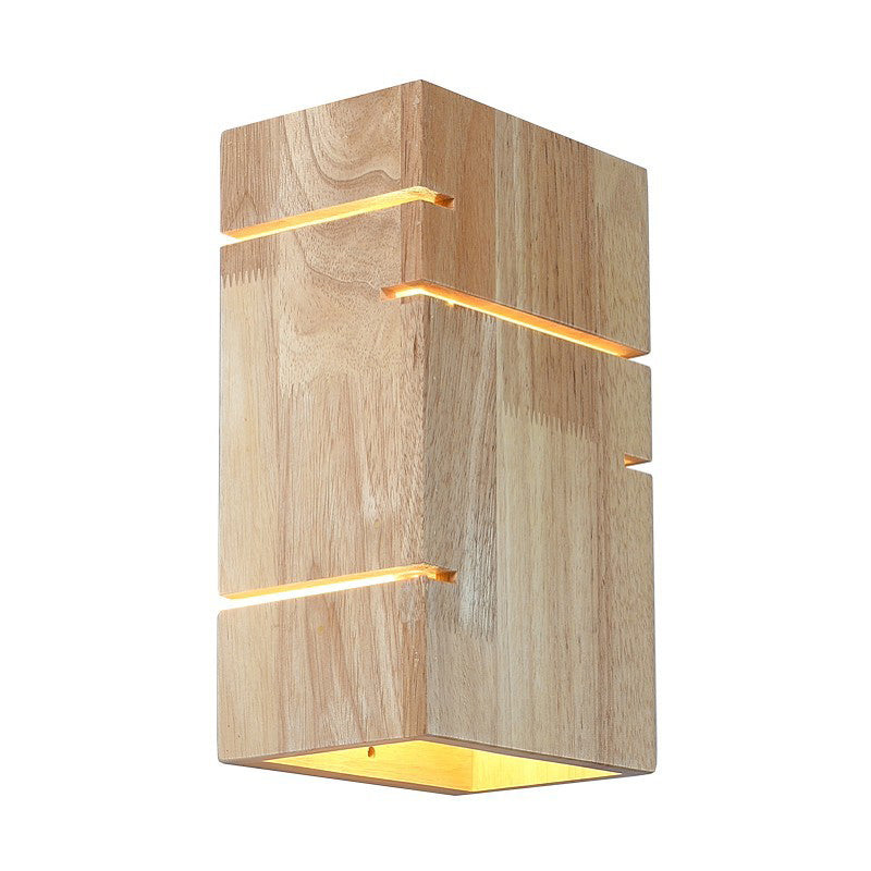 Modern Style Wall Lamp Wooden Wall Sconce Lighting for Bedroom
