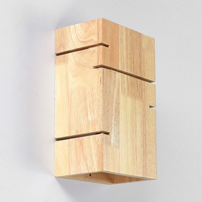 Modern Style Wall Lamp Wooden Wall Sconce Lighting for Bedroom