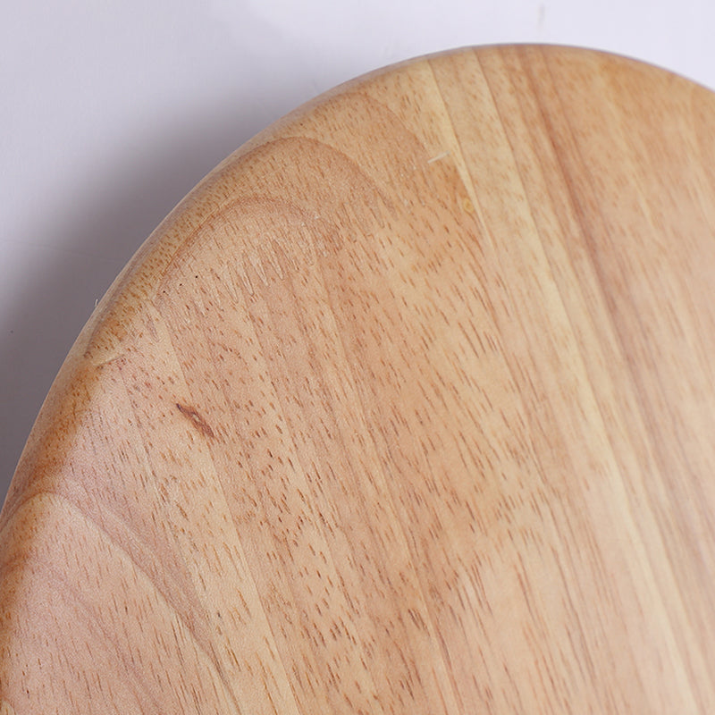 Wooden Wall Sconce Lighting Modern Round Disc Shape Wall Lamp for Bedroom