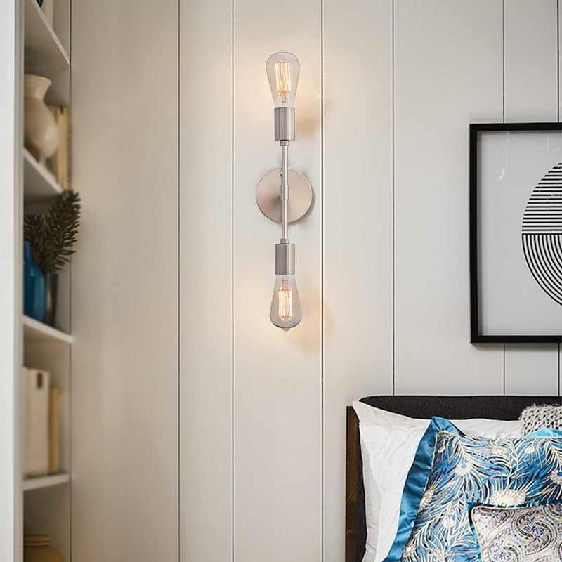 Modern 2-Light Bathroom Vanity Light Black/Golden/Nickle Bath Bar