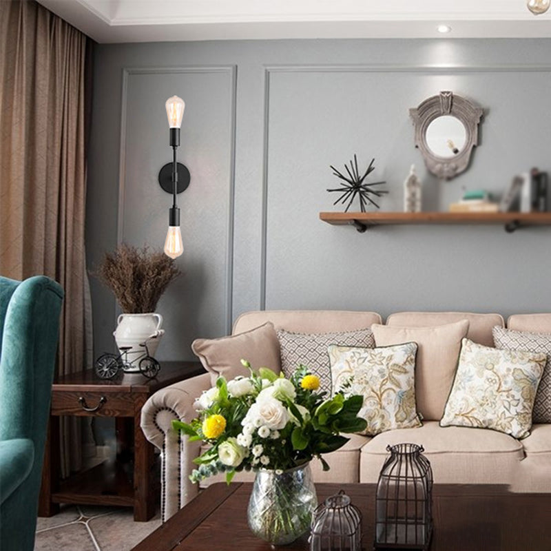 Modern 2-Light Bathroom Vanity Light Black/Golden/Nickle Bath Bar