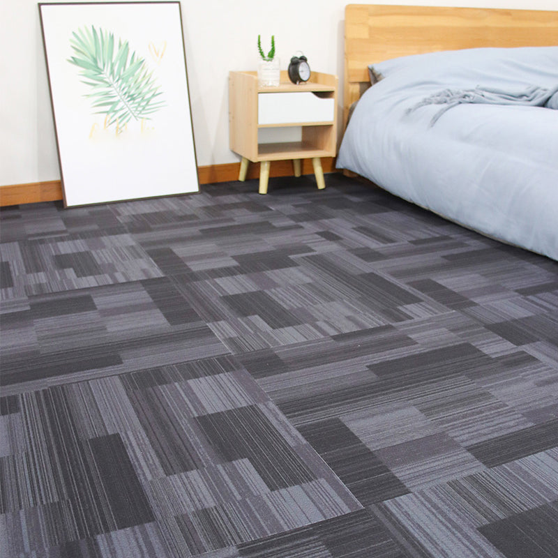 Modern Carpet Floor Tile Self Adhesive Level Loop Stain Resistant Carpet Tile
