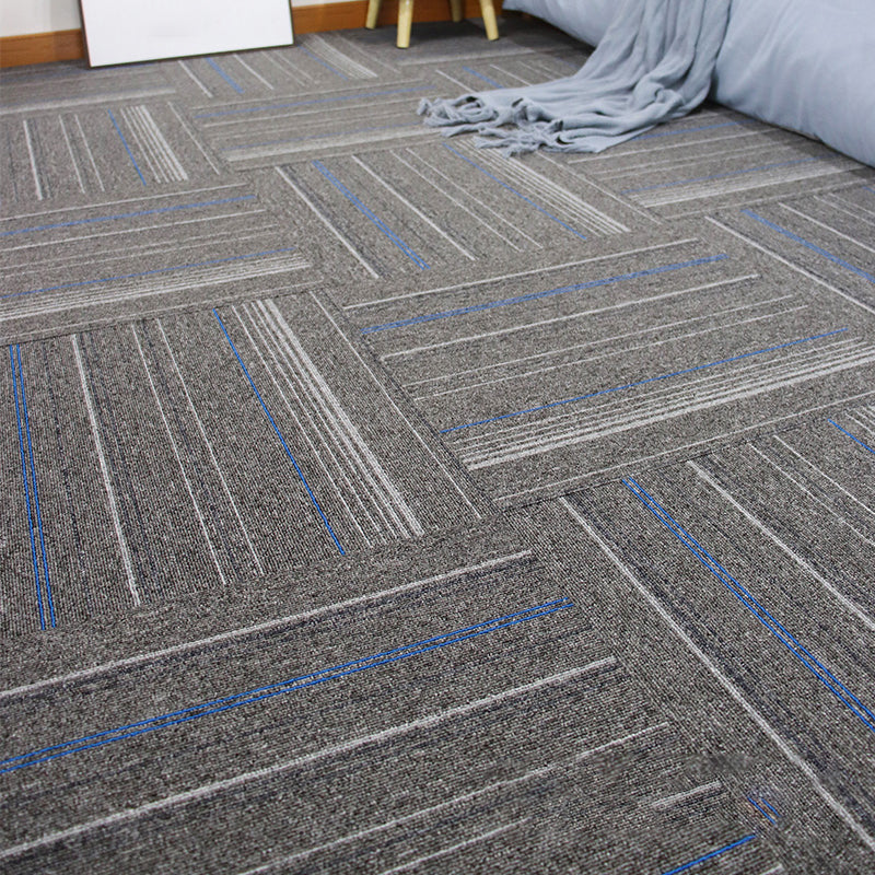 Modern Carpet Floor Tile Self Adhesive Level Loop Stain Resistant Carpet Tile