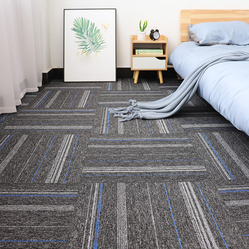 Modern Carpet Floor Tile Self Adhesive Level Loop Stain Resistant Carpet Tile