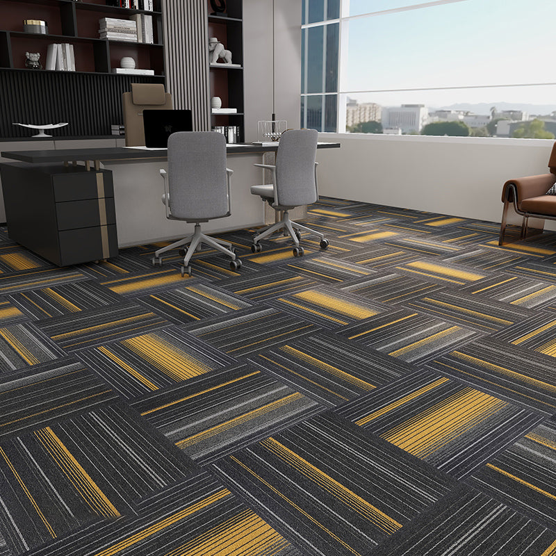 Modern Carpet Floor Tile Level Loop Self Adhesive Stain Resistant Carpet Tiles
