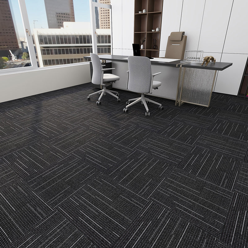 Modern Carpet Floor Tile Level Loop Self Adhesive Stain Resistant Carpet Tiles