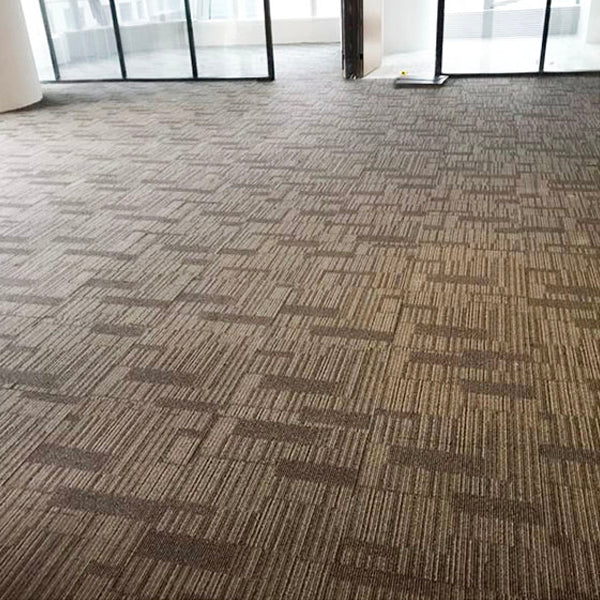 Modern Carpet Floor Tile Self Adhesive Level Loop Fade Resistant Carpet Tiles