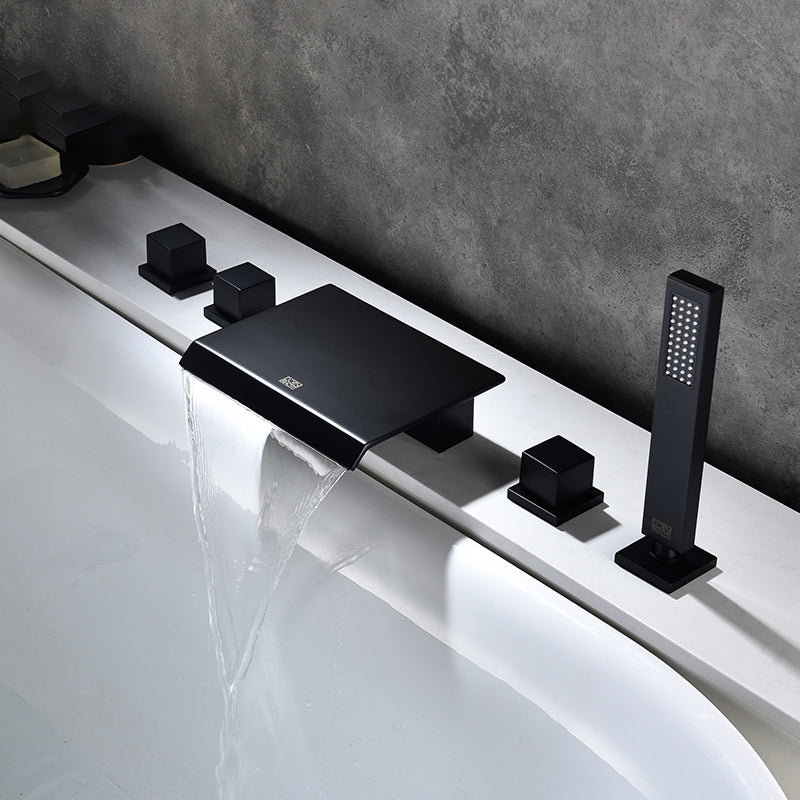 Modern Bathroom Faucet Low Arc Pure Color Wall Mounted Bathroom Sink Fauce