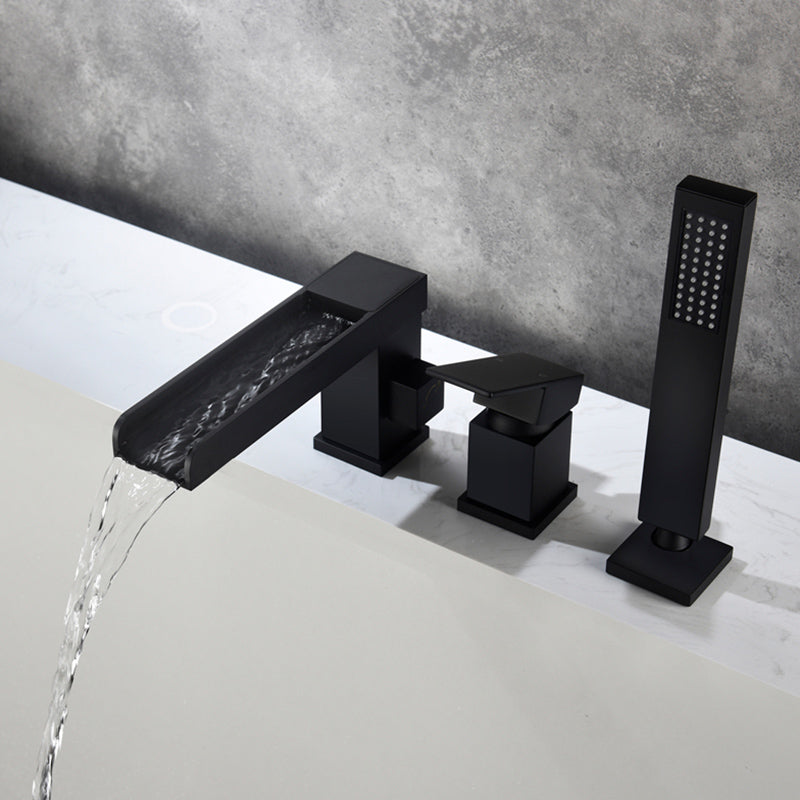 Modern Bathtub Faucet Solid Color Deck Mount Roman Tub Faucets