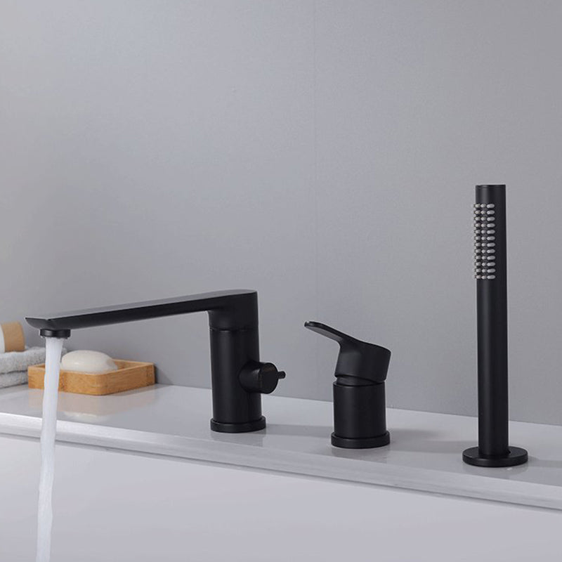 Modern Bathtub Faucet Solid Color Deck Mount Roman Tub Faucets