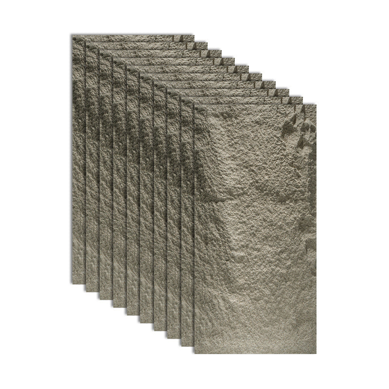 Rectangle Stacked Stone Tile Fire Resistant Singular Tile for Indoor Wall