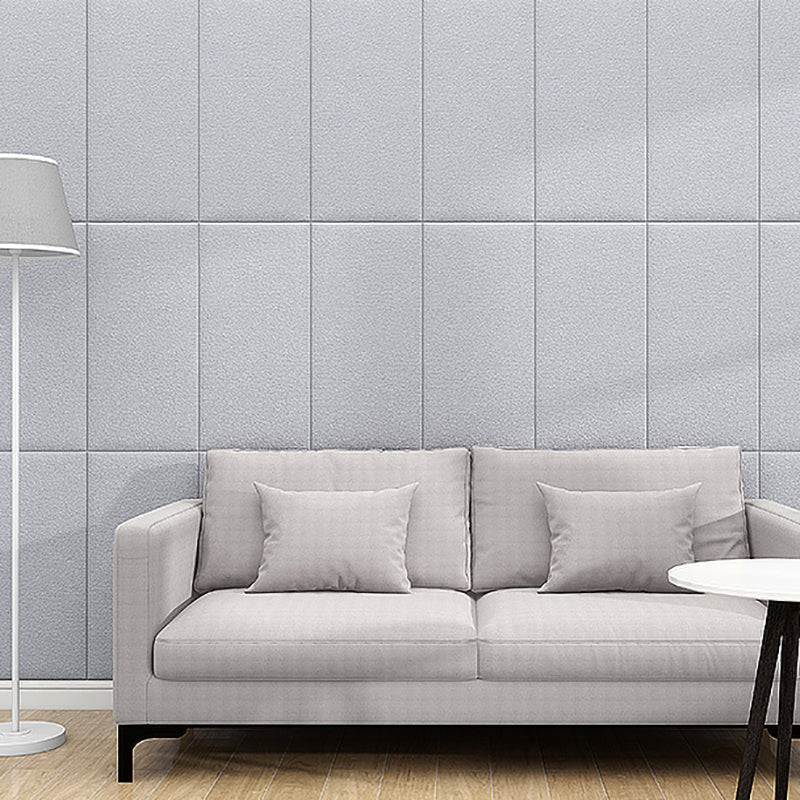 Modern Plain Wall Paneling Peel and Press Soundproof Backsplash Panels