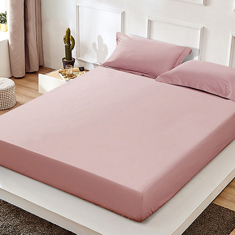 Soil Pillowcase Modern Elegant Cotton 1-Piece Breathable Bed Sheet Set