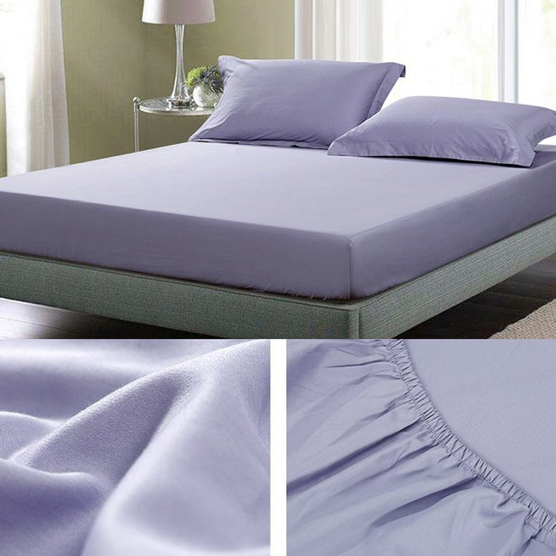 Soil Pillowcase Modern Elegant Cotton 1-Piece Breathable Bed Sheet Set