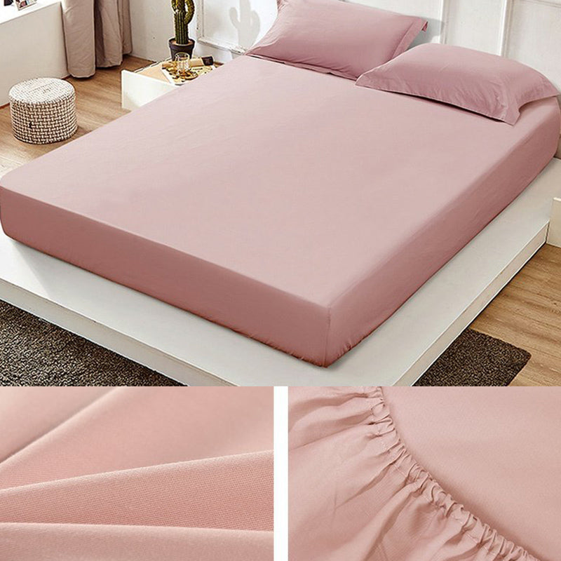 Soil Pillowcase Modern Elegant Cotton 1-Piece Breathable Bed Sheet Set