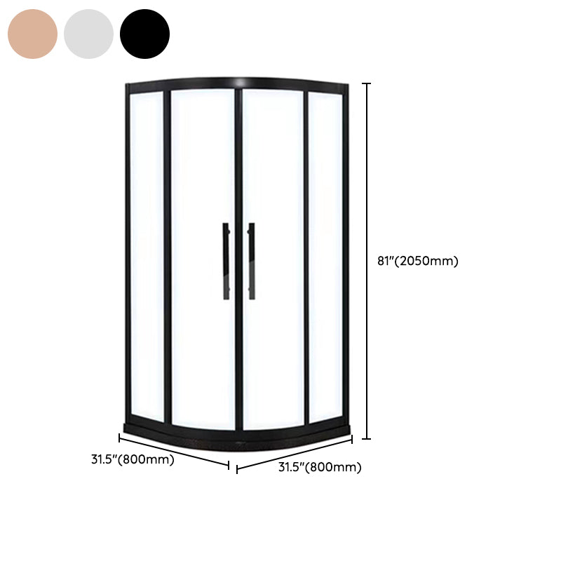 Stainless Steel Shower Enclosure Neo-Round Shower Enclosure on Corner