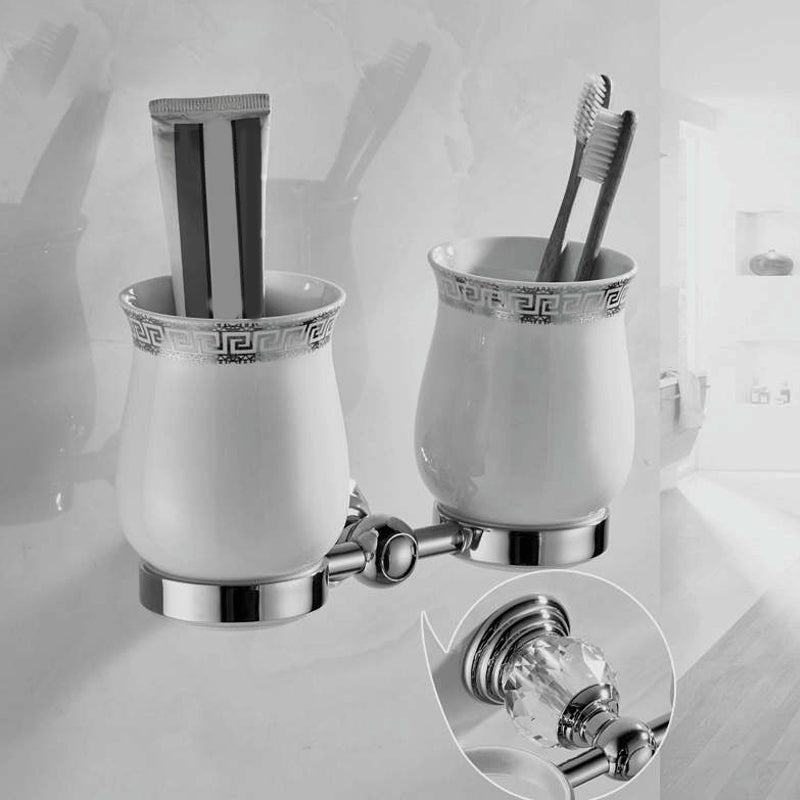 Modern Bathroom Accessories Hardware Set Silver Accessories Hardware Set
