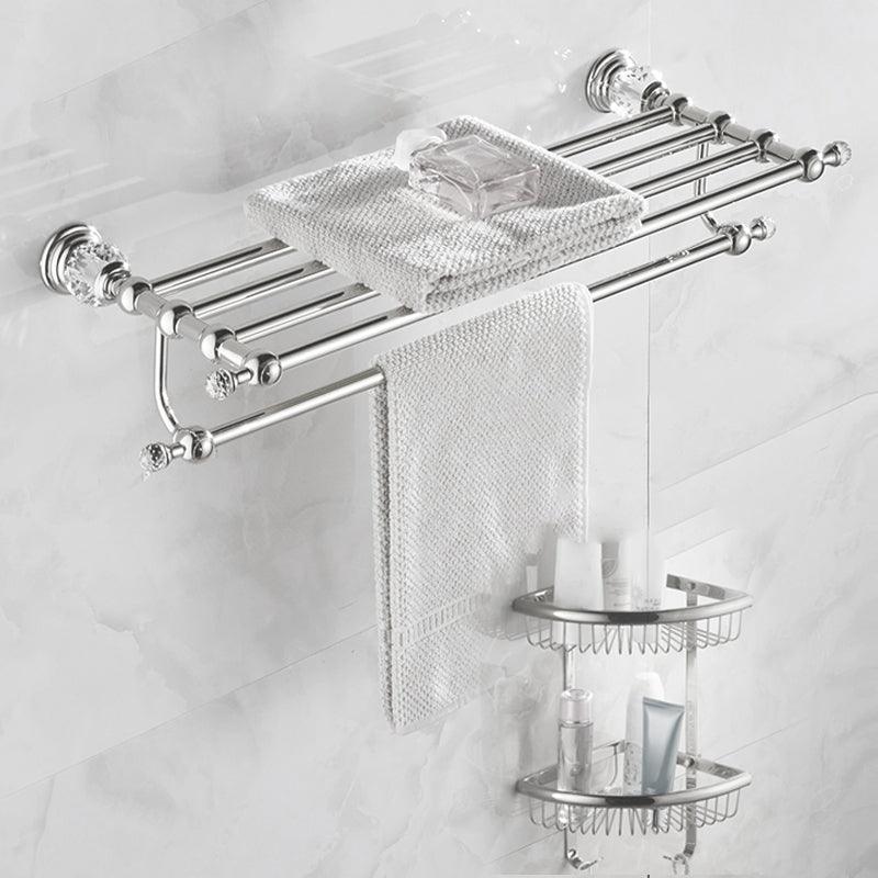 Modern Bathroom Accessories Hardware Set Silver Accessories Hardware Set