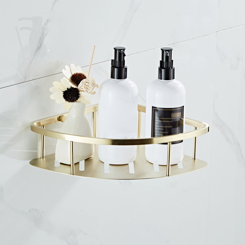 Traditional Brushed Brass Bathroom Accessory As Individual Or As a Set in Metal