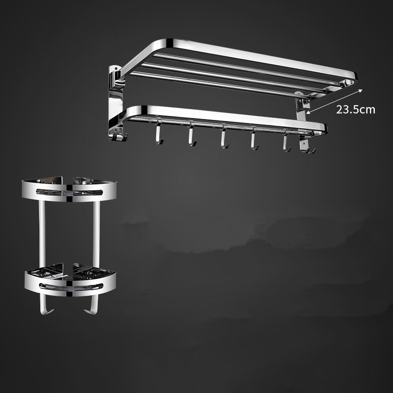 Contemporary Metal Bathroom Accessory As Individual Or As a Set with Paper Holder