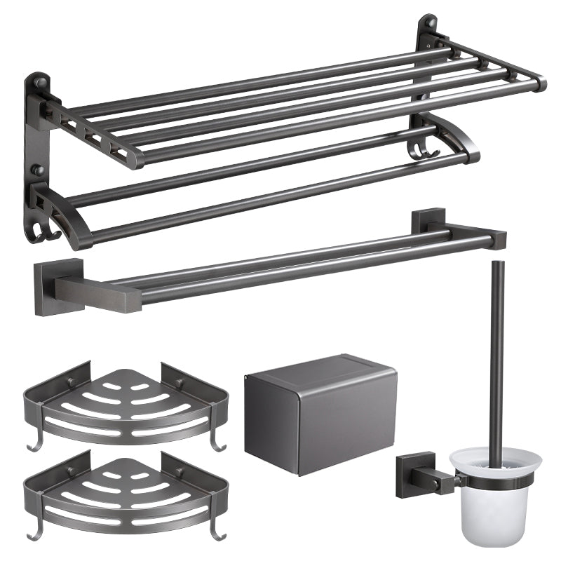 Modern Bathroom Accessories Hardware Set Grey Bathroom Hardware Set