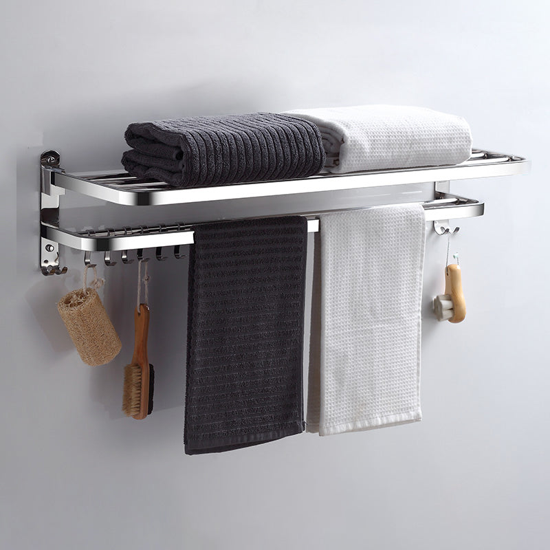 Modern Bathroom Accessories Hardware Set Silver Bathroom Hardware