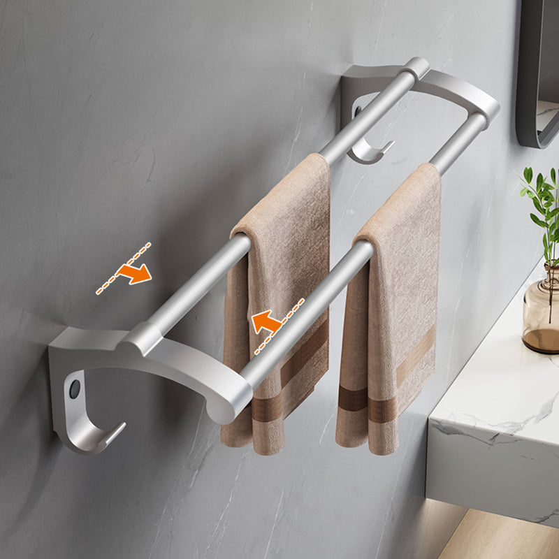 Modern Bathroom Accessories Hardware Set Silver Bathroom Accessories Hardware Set