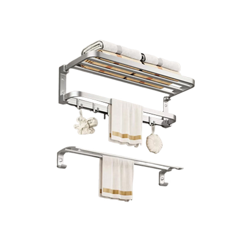 Modern Bathroom Accessories Hardware Set Silver Bathroom Accessories Hardware Set