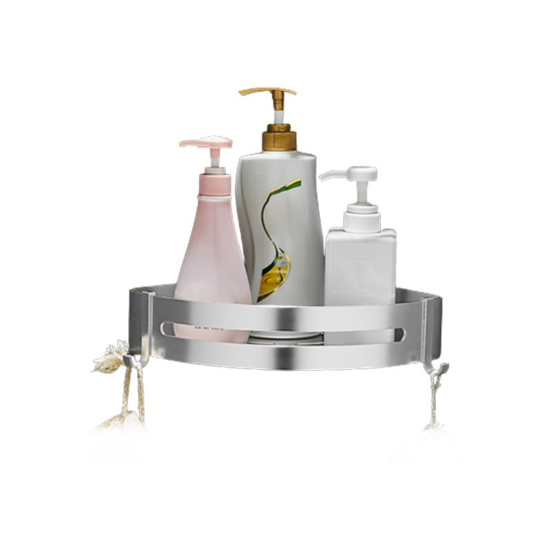 Contemporary Metal Bathroom Accessories Hardware Set with Bath Shelf