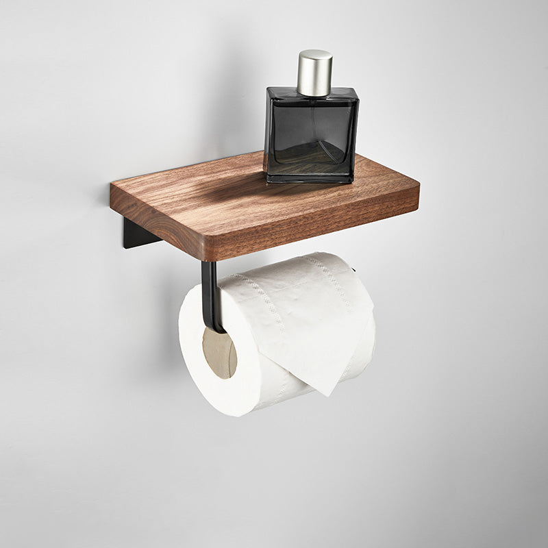 Walnut Bathroom Set Black Metal Bathroom Accessories Hardware Set