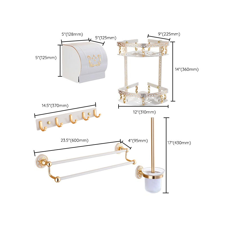 Traditional Metal Bathroom Accessory As Individual Or As a Set