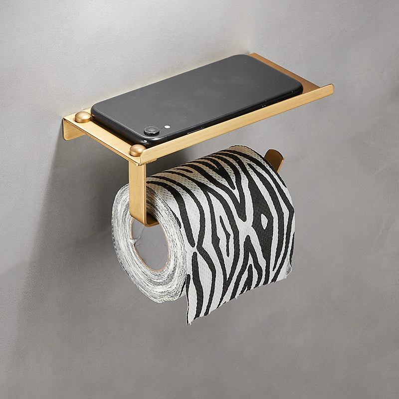 Traditional Brushed Brass Bathroom Accessory As Individual Or As a Set
