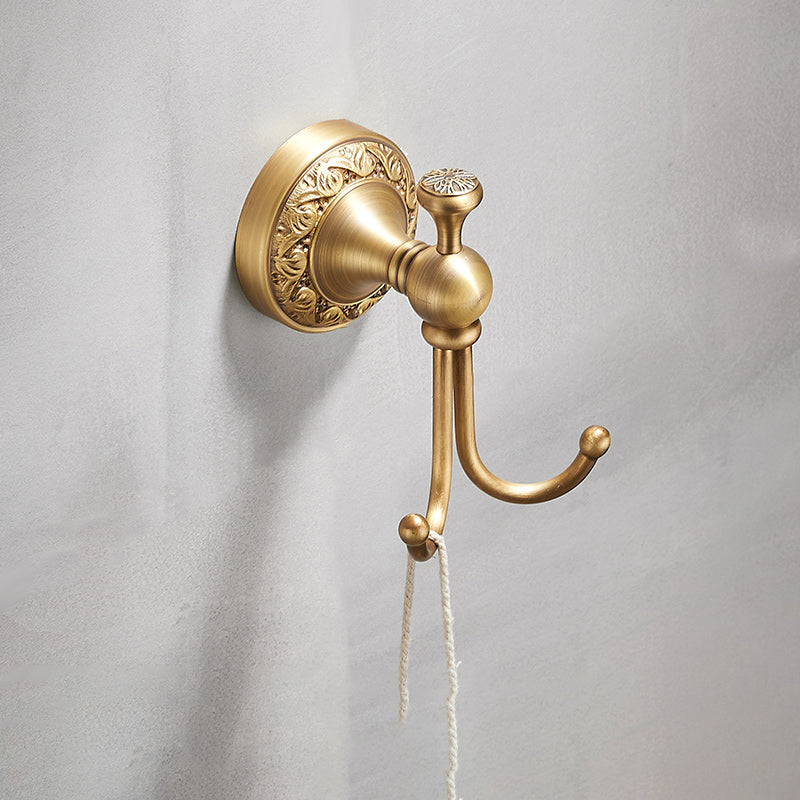 Traditional Brushed Brass Bathroom Accessory As Individual Or As a Set