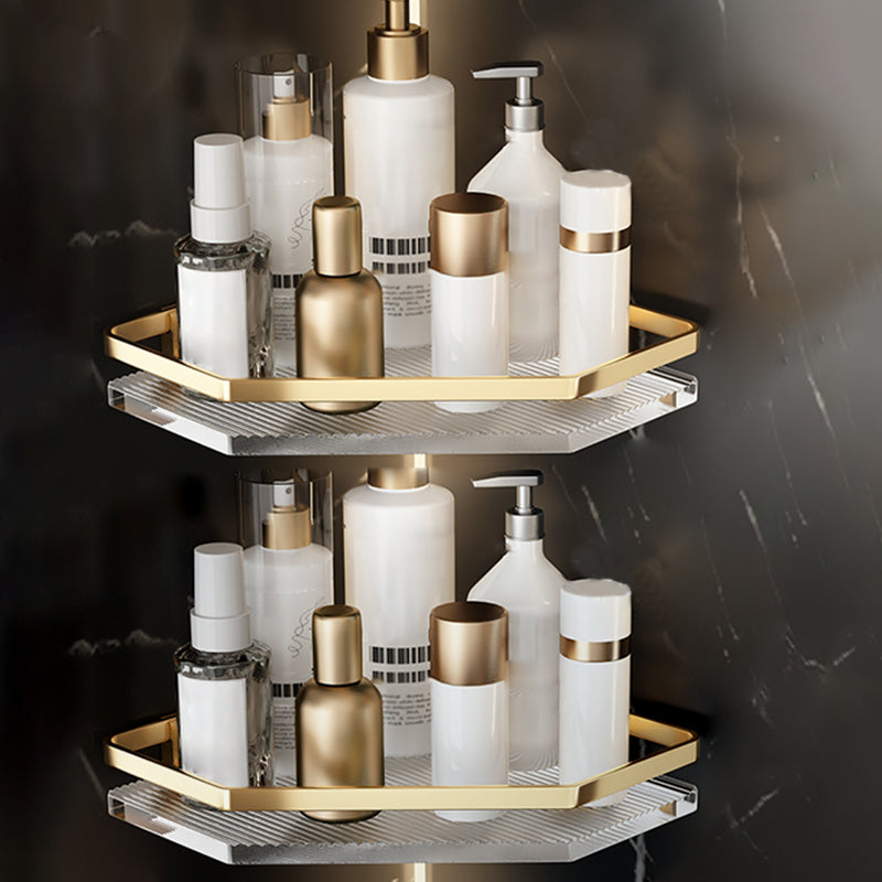 Metal and Acrylic Bathroom Accessory Set Transparent Bathroom Hardware