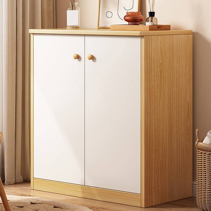 Standard Storage Cabinet Modern Wood Rectangle Side Cabinet with Drawers