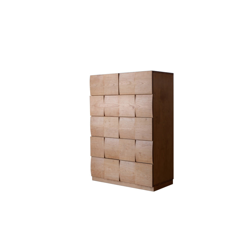 6-Drawer Solid Wood Accent Chest 49.2-In Tall Storage Cabinet