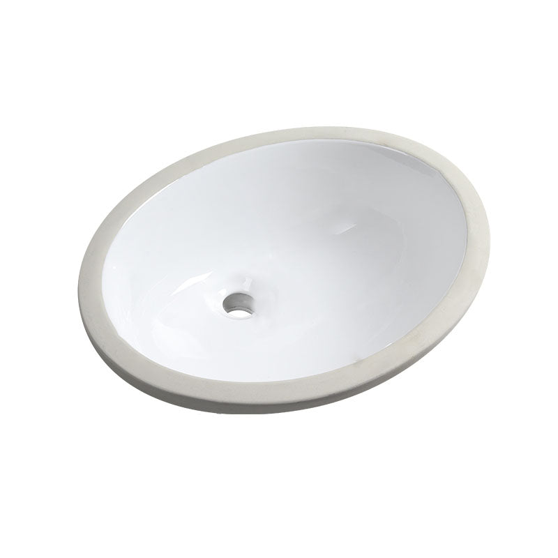 Modern Oval Wash Stand Ceramic Table Installation Bathroom Sink