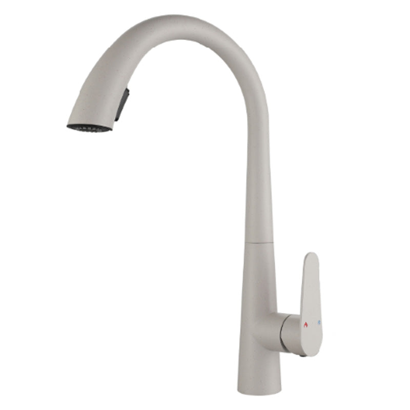 Gooseneck Swivel Spout Kitchen Sink Faucet Touchless Sensor with Pull Down Sprayer