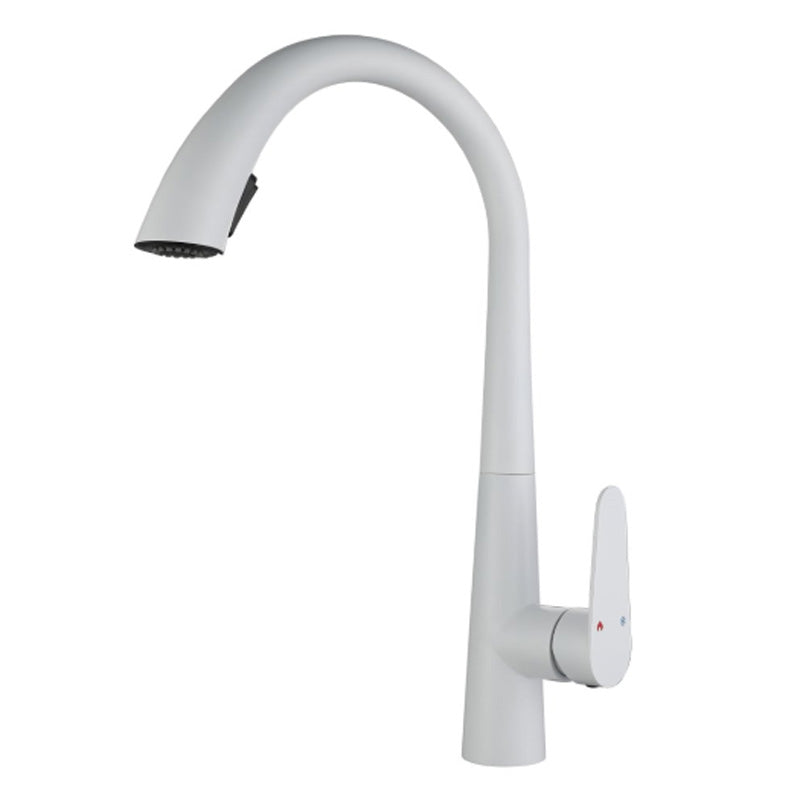 Gooseneck Swivel Spout Kitchen Sink Faucet Touchless Sensor with Pull Down Sprayer