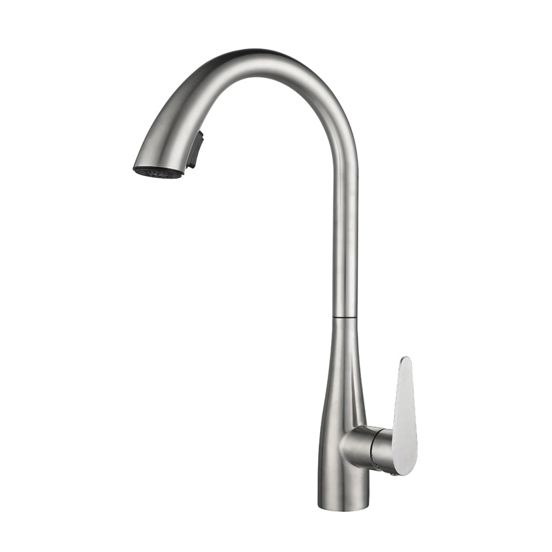 Touch Sensor Standard Kitchen Faucet Swivel Spout with Pull Down Sprayer