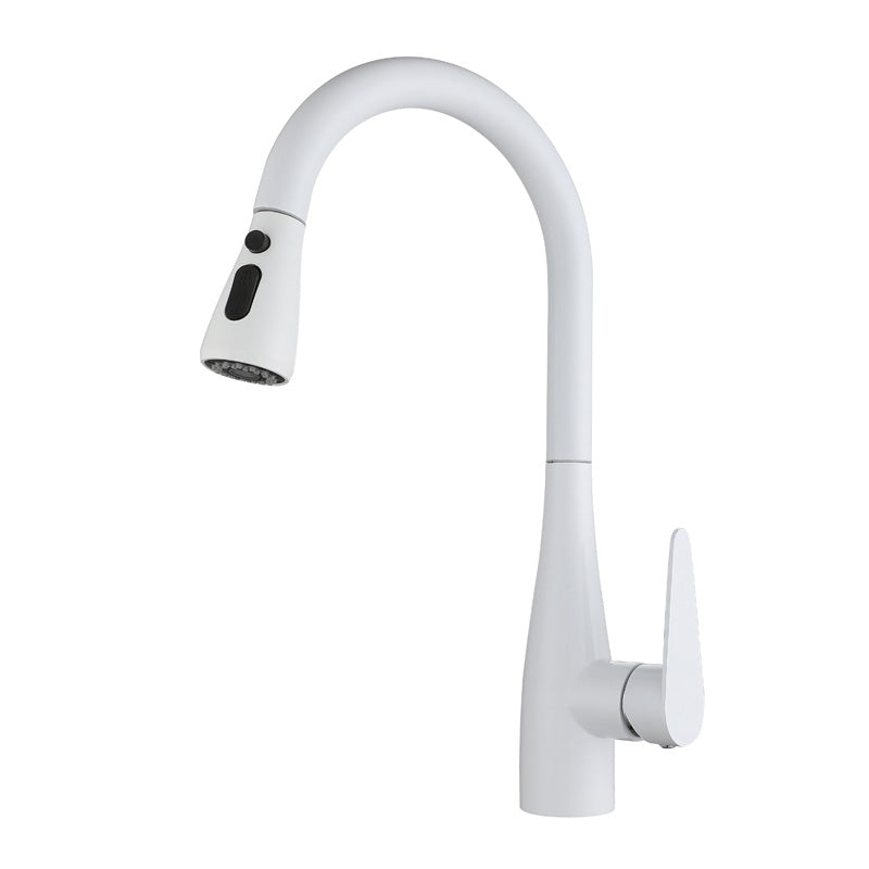 Touch Sensor Standard Kitchen Faucet Swivel Spout with Pull Down Sprayer