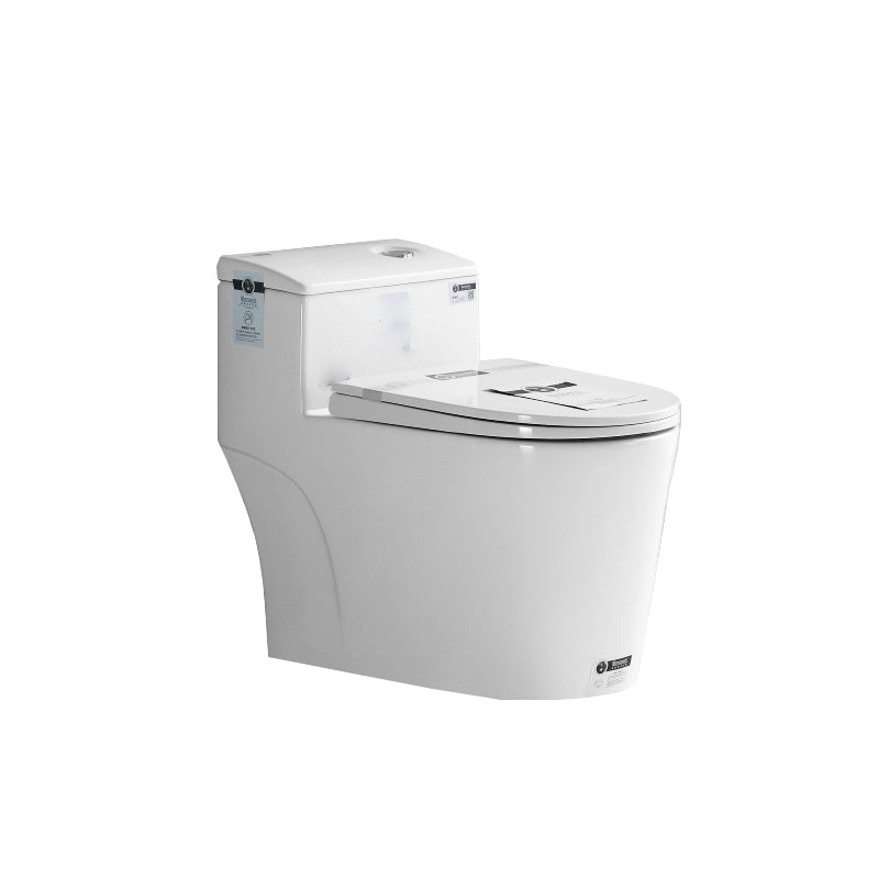Modern Ceramic White Flush Toilet Floor Mounted Urine Toilet for Bathroom