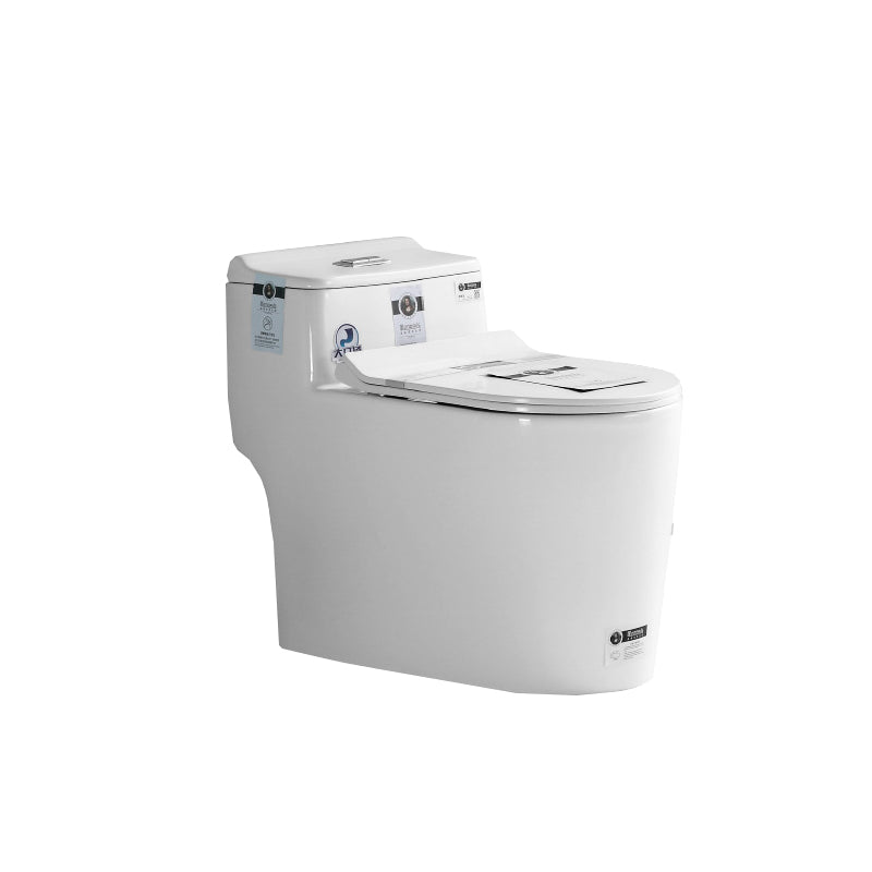 Modern Ceramic White Flush Toilet Floor Mounted Urine Toilet for Bathroom