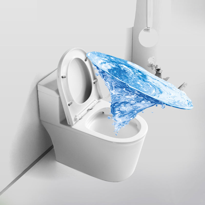 Modern Ceramic White Flush Toilet Floor Mounted Urine Toilet for Bathroom