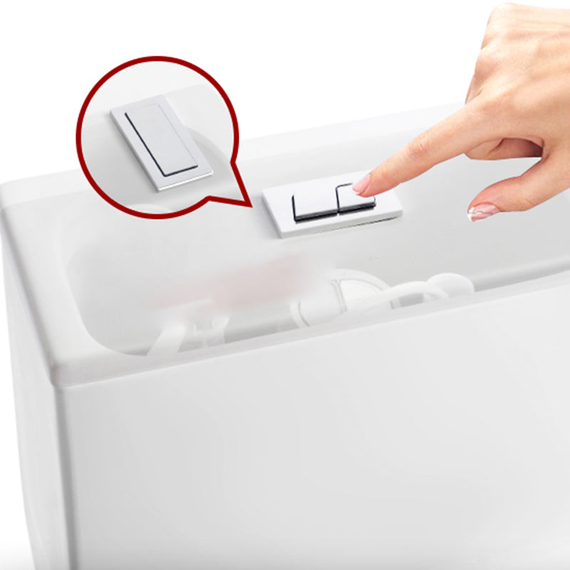 Modern Ceramic White Flush Toilet Floor Mounted Urine Toilet for Bathroom